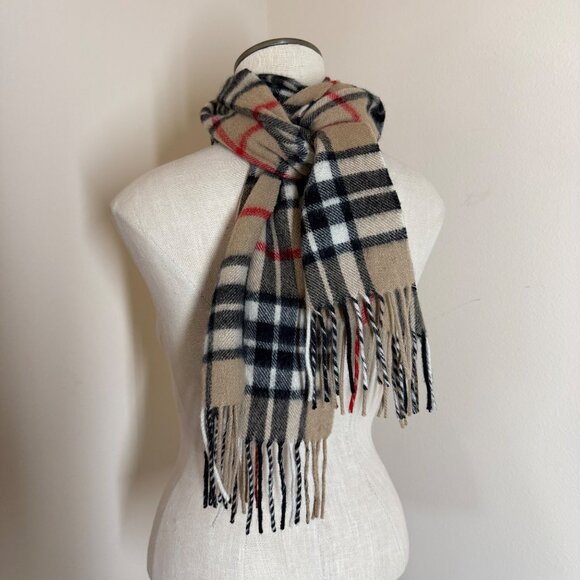 James Pringle Weavers 100% Wool Tartan Plaid Fringe Scarf OS Unisex Old Money - Picture 5 of 5